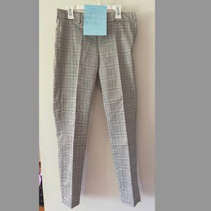 H&M Plaid Stretch Dress Pant, Size 04